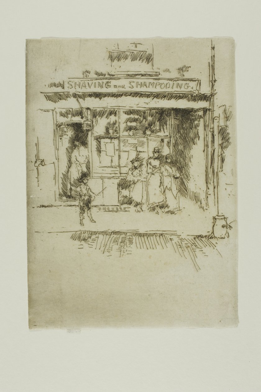 Rakning och schamponering av James Abbott McNeill Whistler