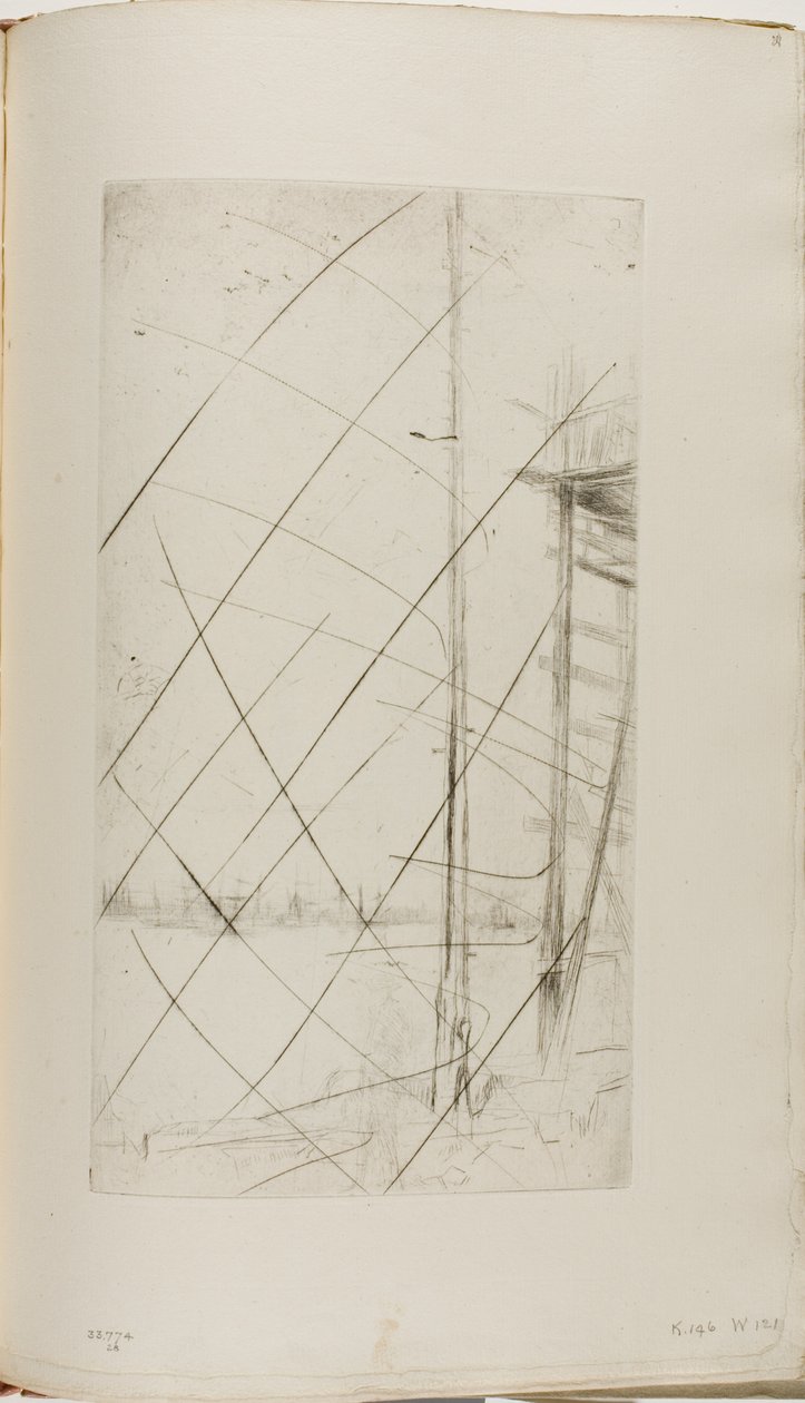 Skeppsbyggarens varv, Liverpool av James McNeill Whistler