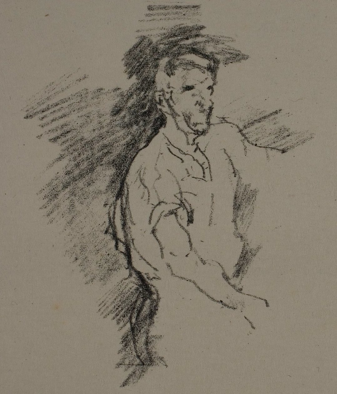 Skiss av en smed av James Abbott McNeill Whistler