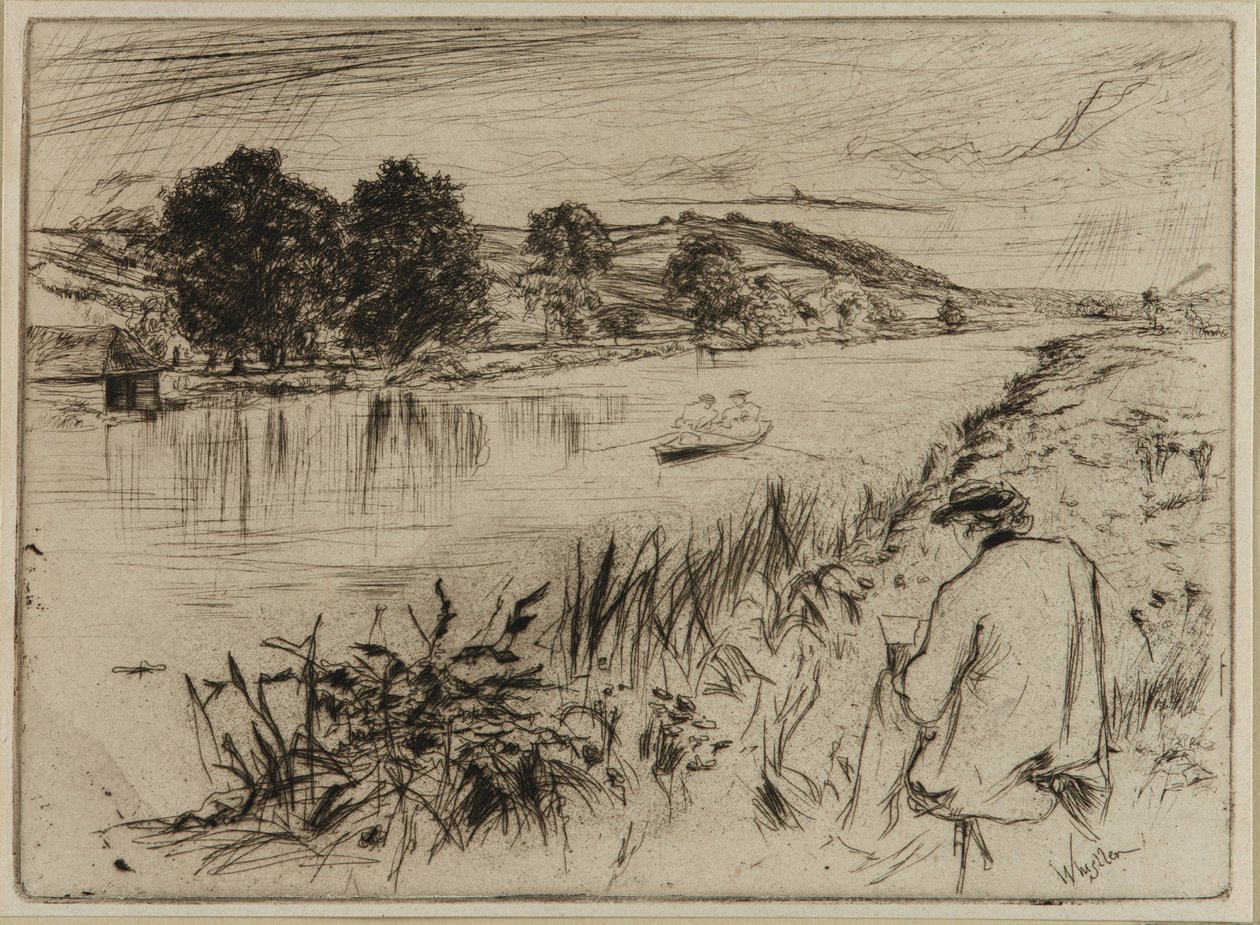 Skissning av James Abbott McNeill Whistler