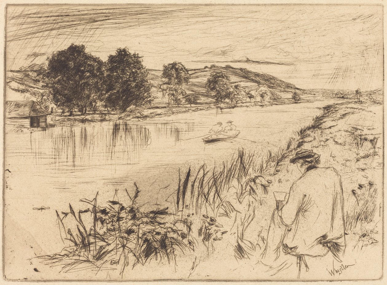 Skiss, nr I av James McNeill Whistler