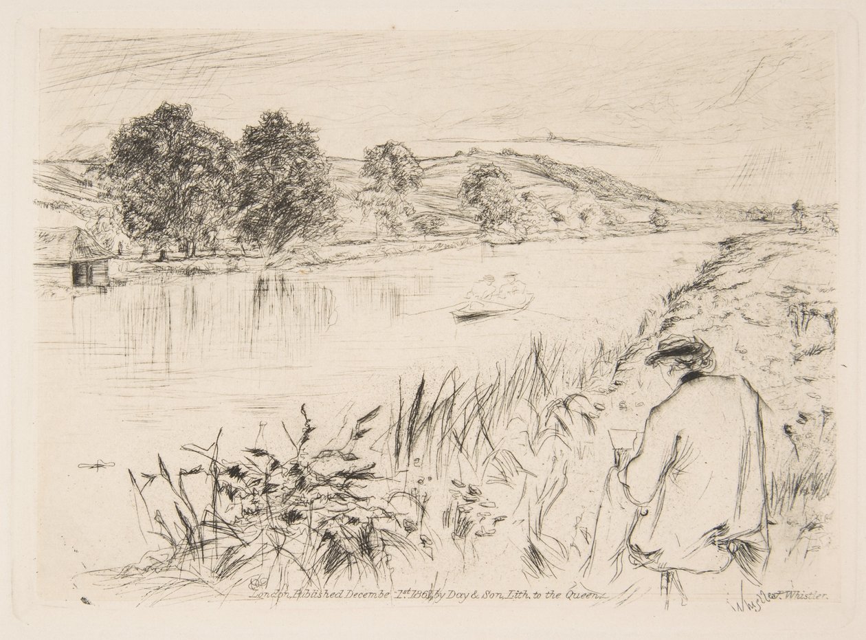 Skiss, nr 1 av James McNeill Whistler