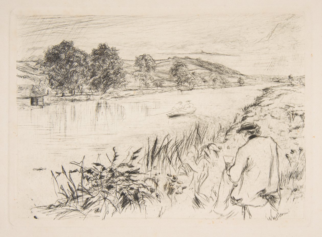 Skiss nr 1 av James McNeill Whistler