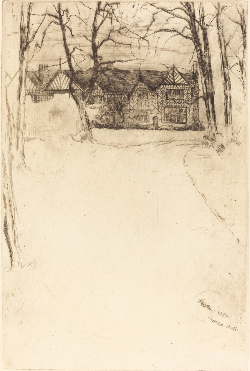 Speke Hall, nr 1 av James Abbott McNeill Whistler