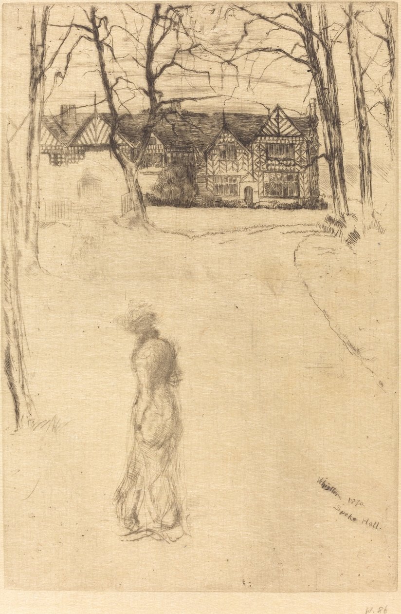 Speke Hall, nr 1 av James Abbott McNeill Whistler