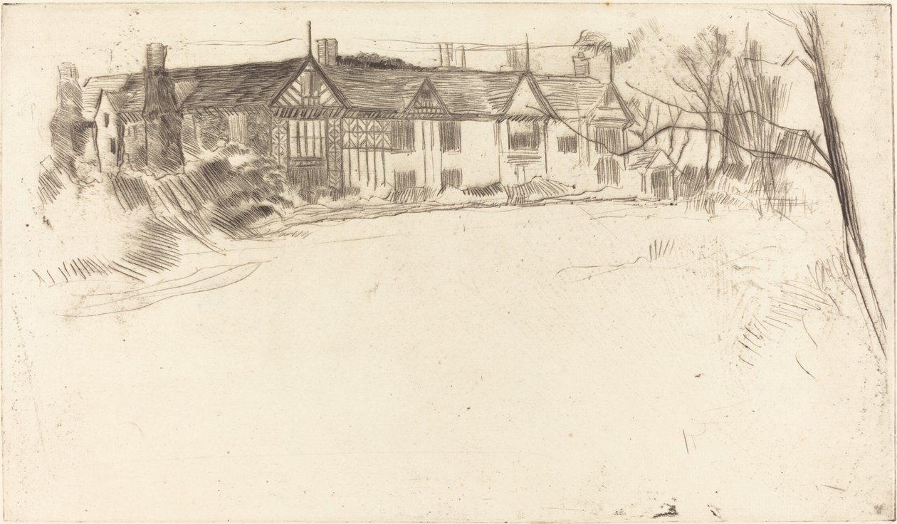Speke Hall, nr 2 av James Abbott McNeill Whistler