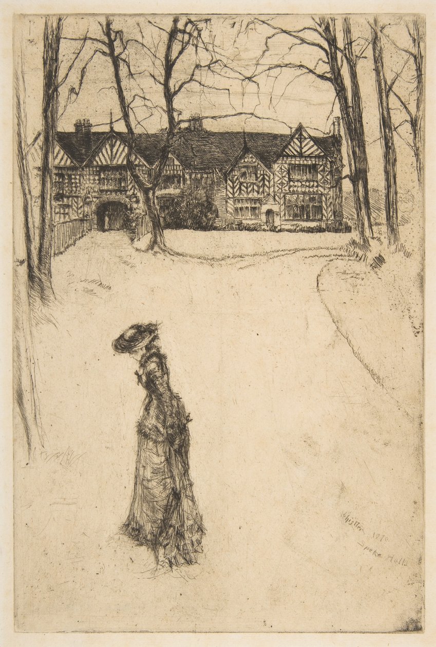 Speke Hall, nr 1 av James McNeill Whistler