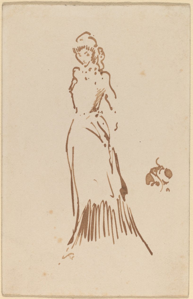 Stående kvinnlig figur av James Abbott McNeill Whistler