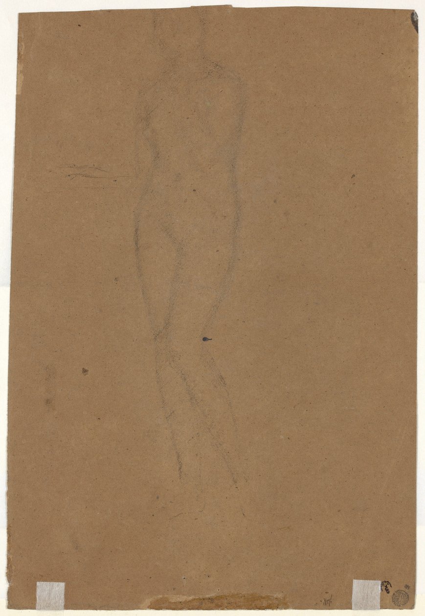 Stående figur [verso] av James Abbott McNeill Whistler