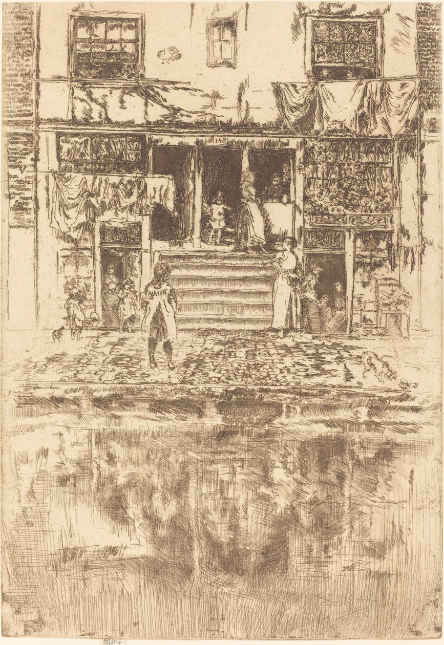 Steg, Amsterdam av James Abbott McNeill Whistler