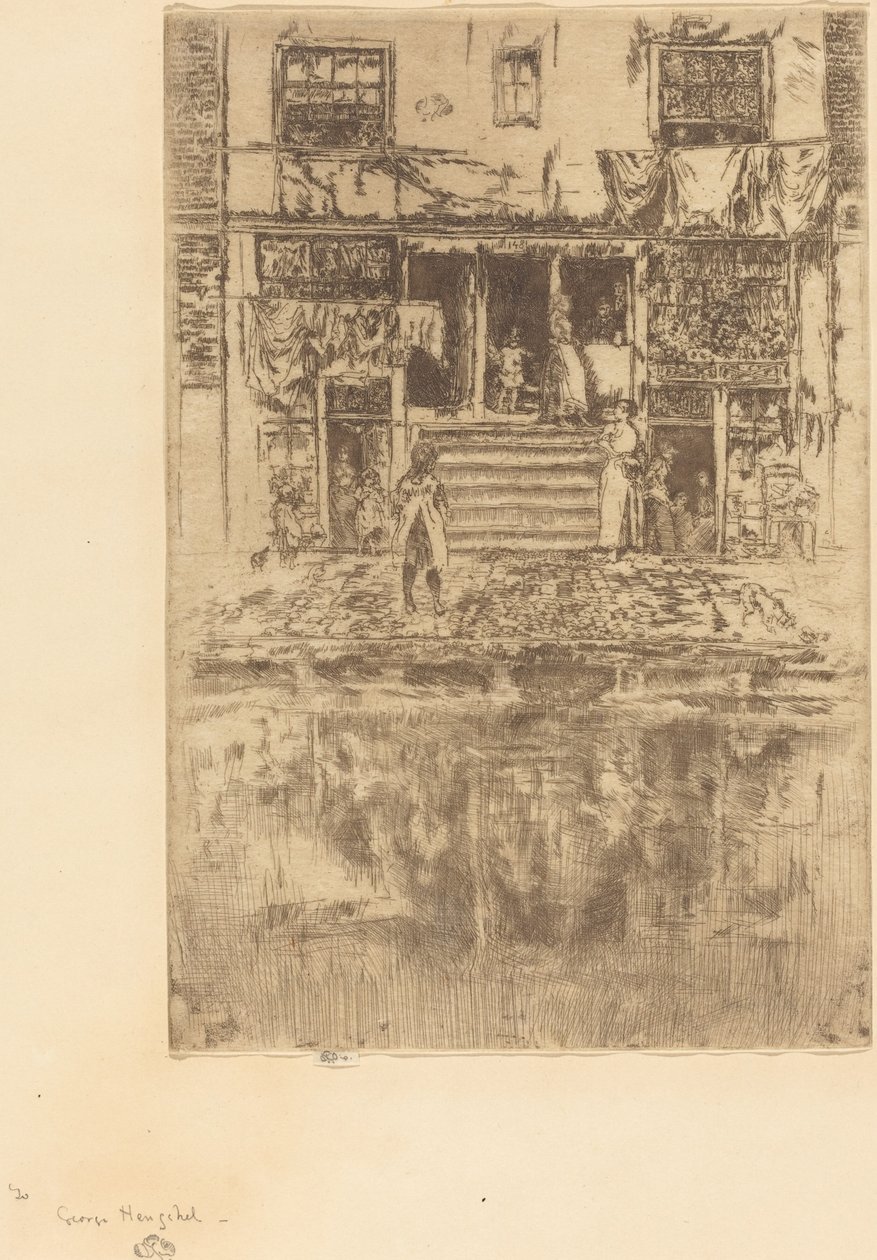 Steg, Amsterdam av James Abbott McNeill Whistler