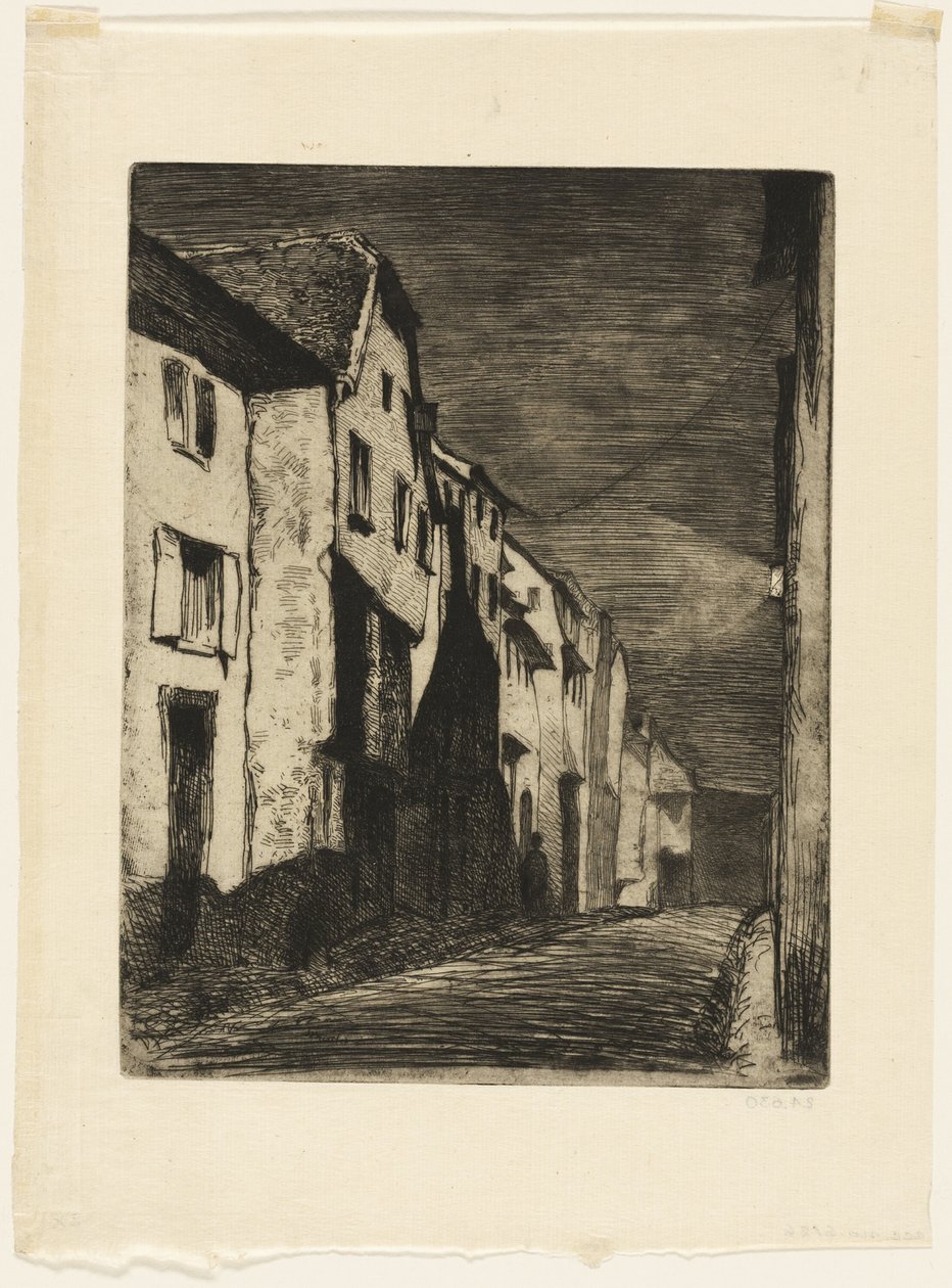 Gatan vid Saverne av James Abbott McNeill Whistler