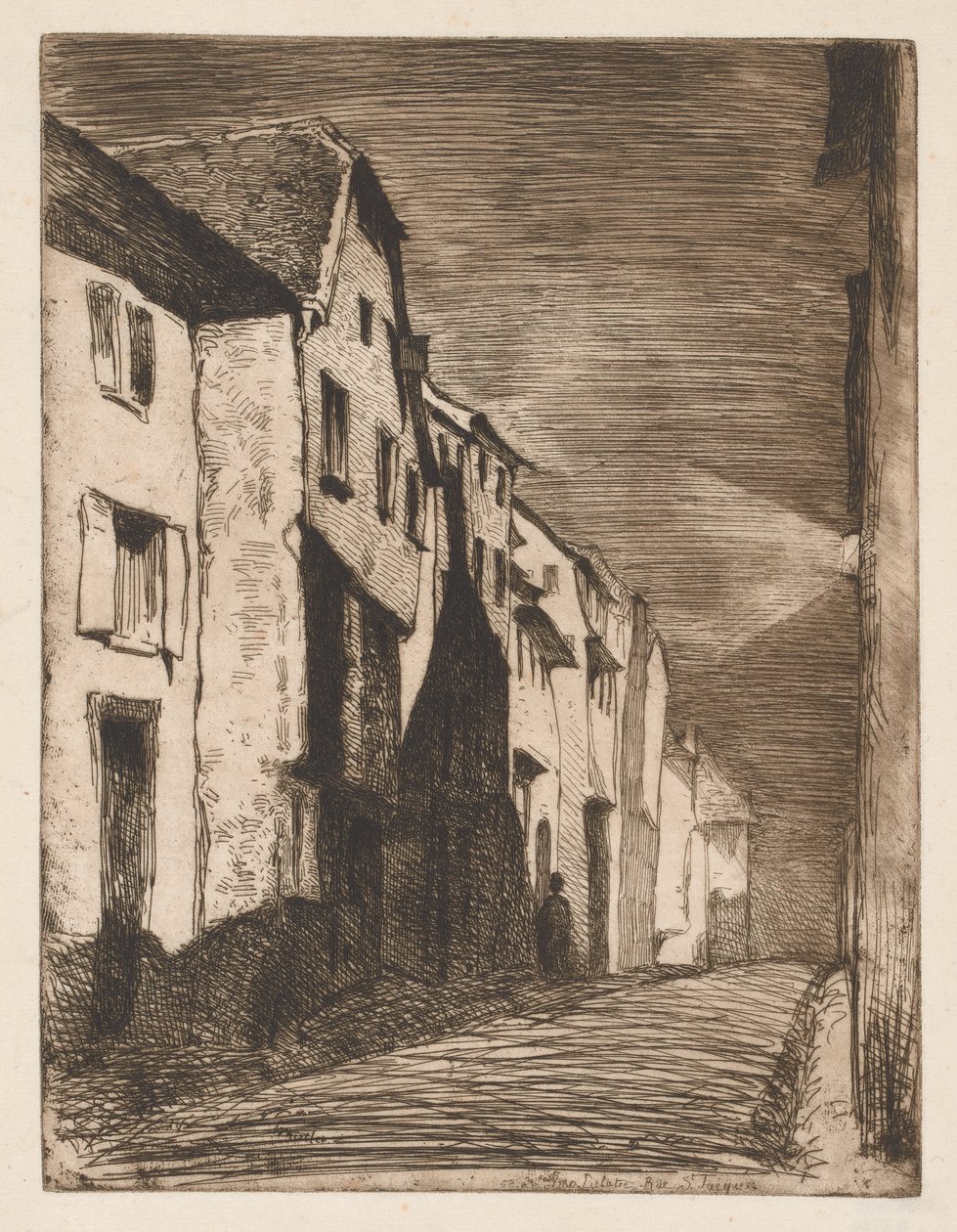Gatan vid Saverne av James Abbott McNeill Whistler