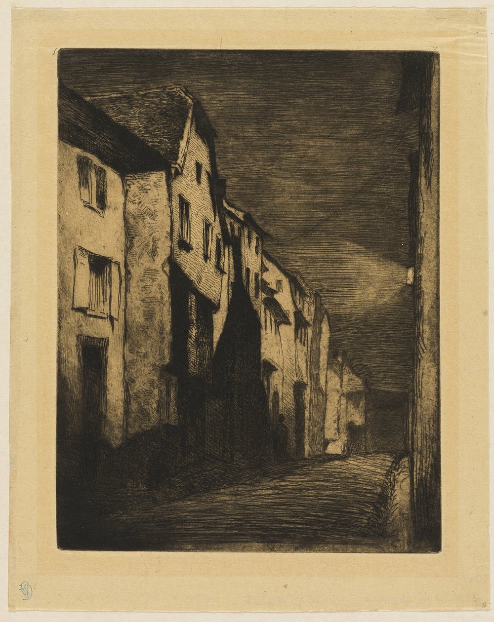 Gatan vid Saverne av James Abbott McNeill Whistler