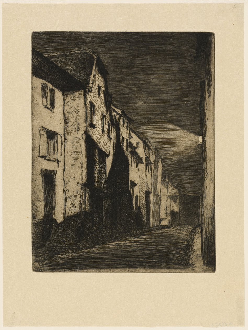 Gatan vid Saverne av James Abbott McNeill Whistler
