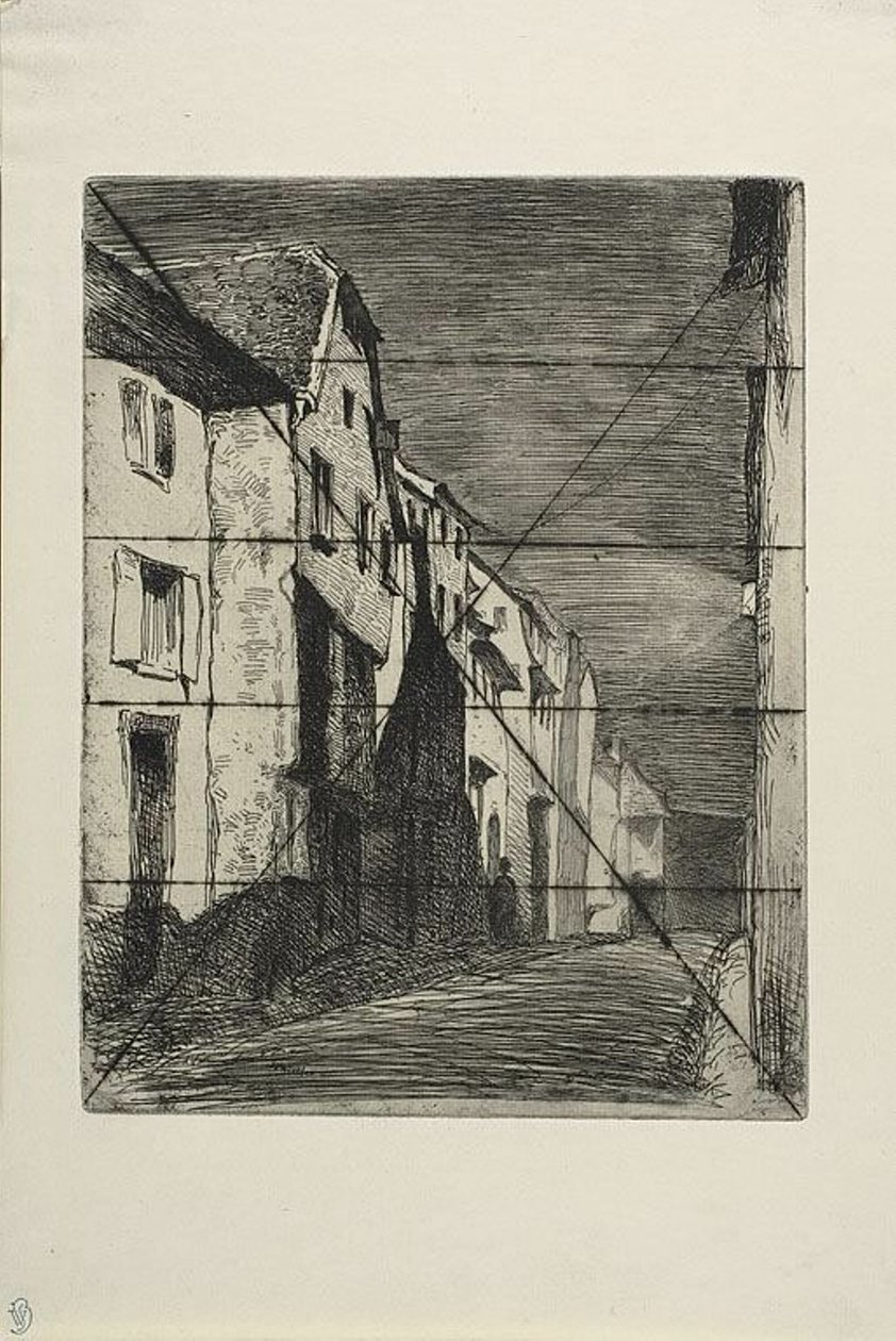 Gatan vid Saverne av James Abbott McNeill Whistler