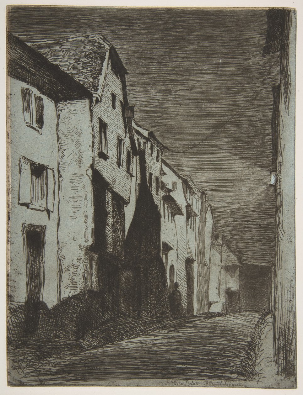 Gatan i Saverne av James McNeill Whistler