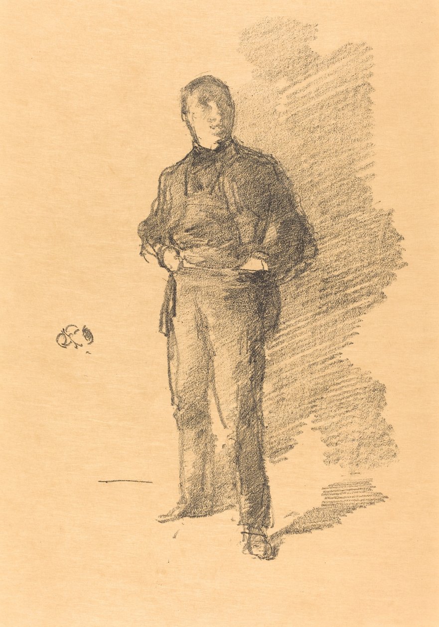 Studie nr 1: Mr. Thomas Way av James Abbott McNeill Whistler