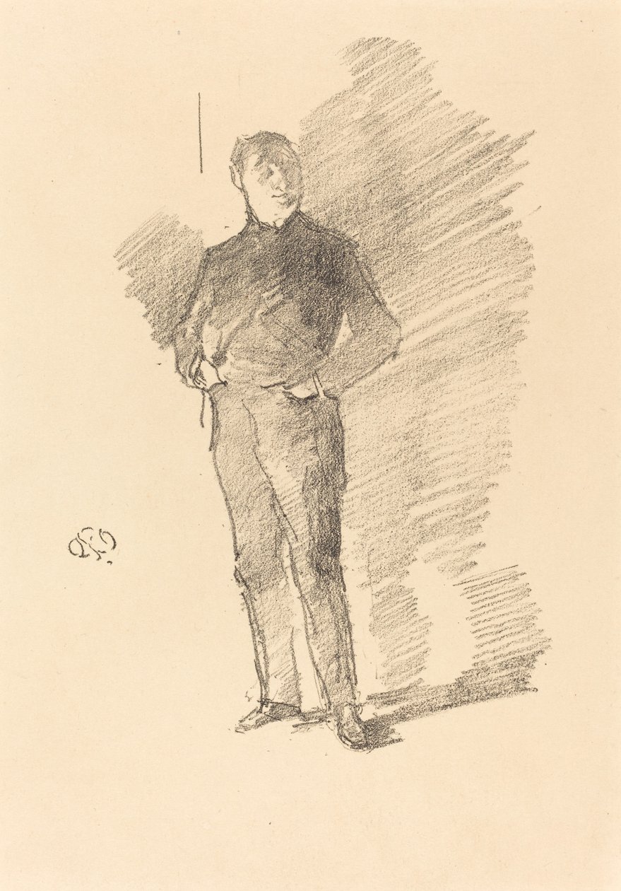 Studie nr 2: Mr. Thomas Way av James Abbott McNeill Whistler