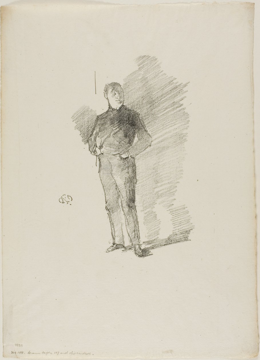 Studie nr 2: Mr. Thomas Way av James Abbott McNeill Whistler