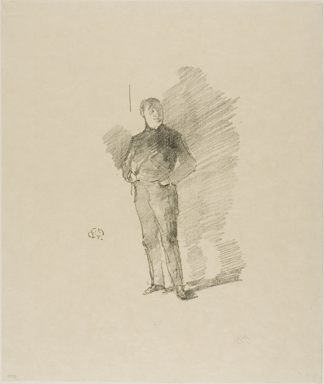 Studie nr 2: Mr. Thomas Way av James Abbott McNeill Whistler