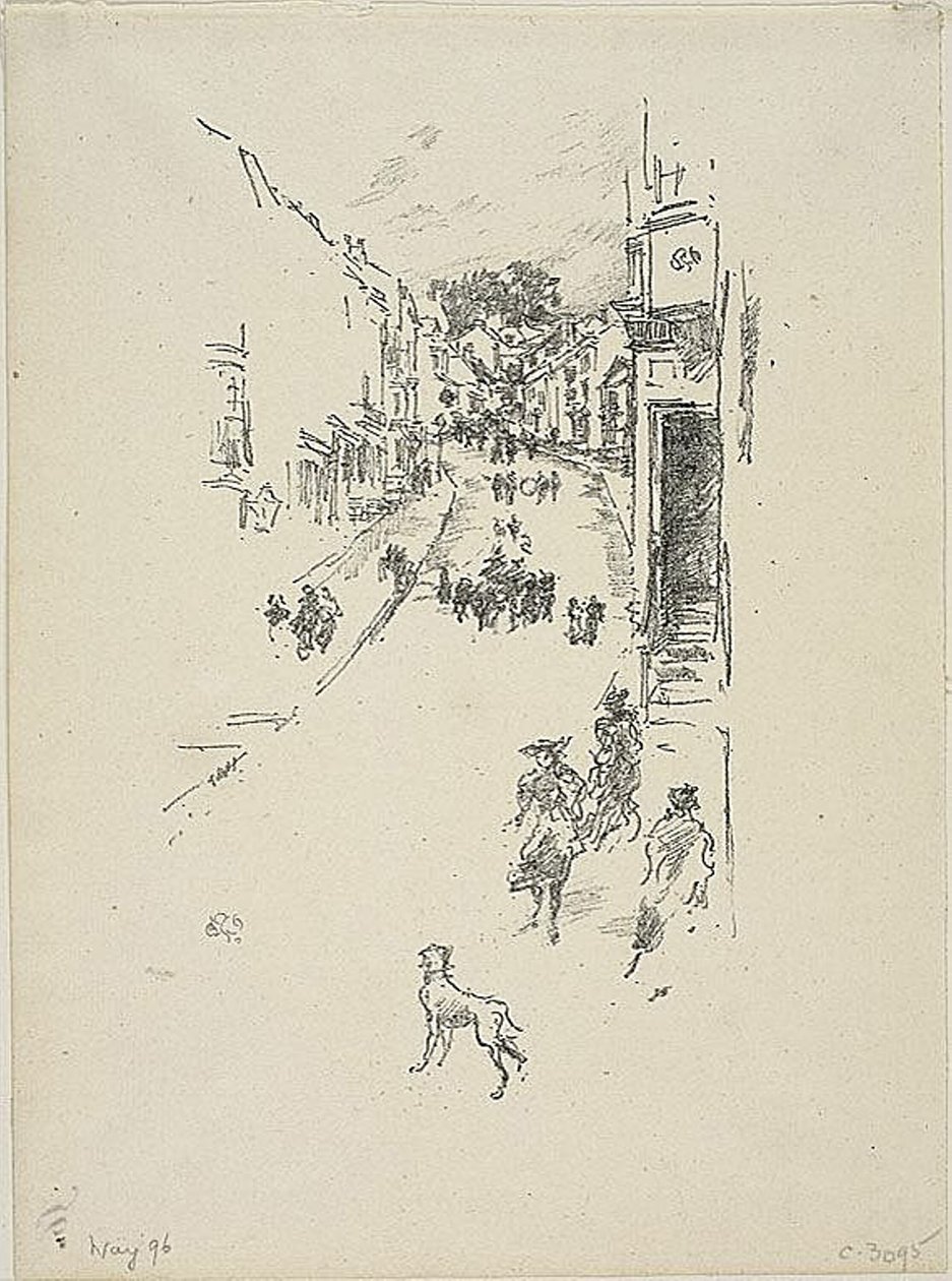 Söndag, Lyme Regis av James Abbott McNeill Whistler