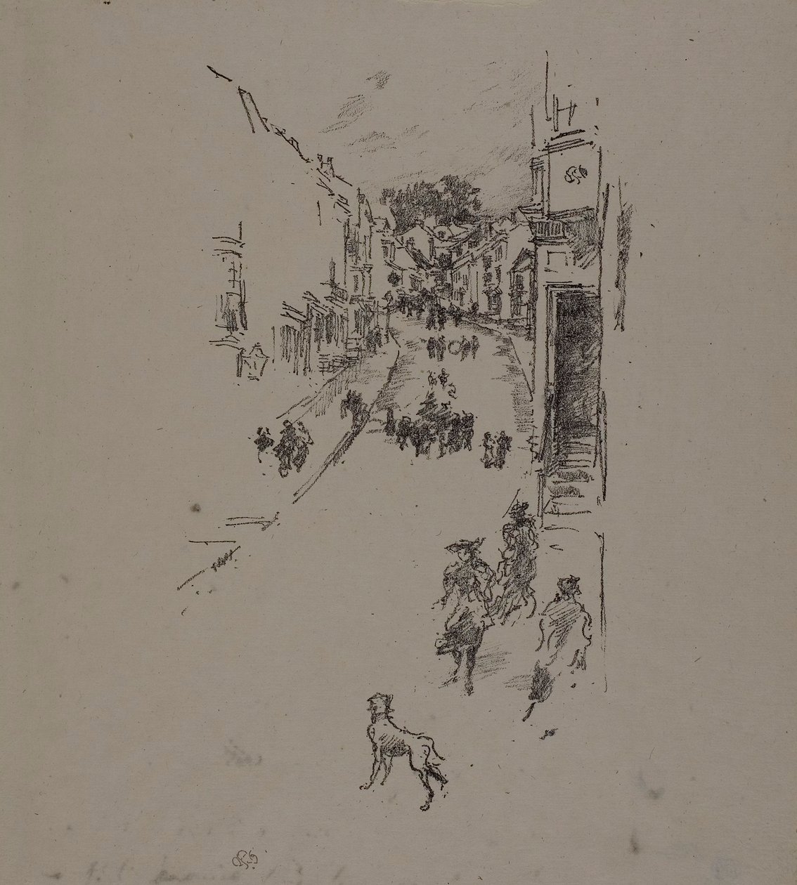Söndag, Lyme Regis av James Abbott McNeill Whistler