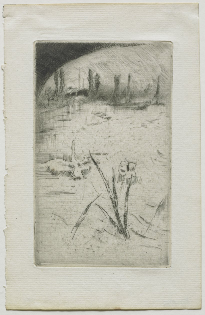 Svan och iris av James McNeill Whistler