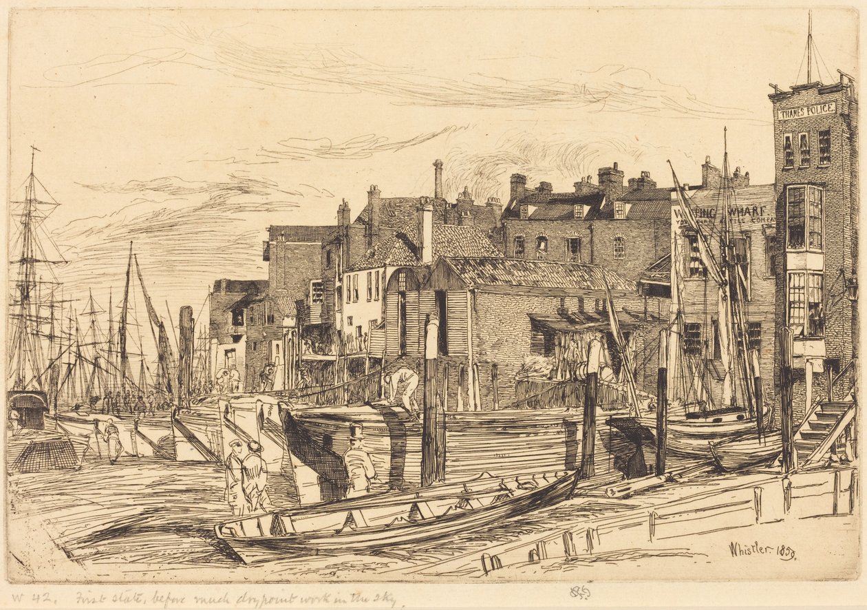 Thames-polisen av James McNeill Whistler