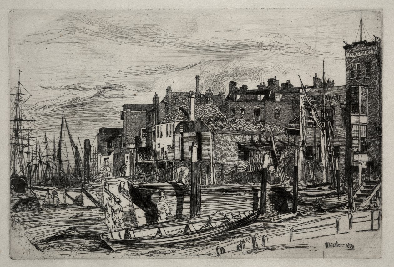 Themsenpolisen av James McNeill Whistler