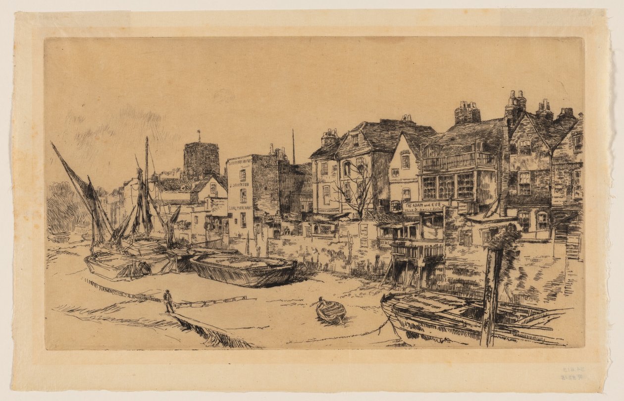 "Adam och Eva", Gamla Chelsea av James Abbott McNeill Whistler