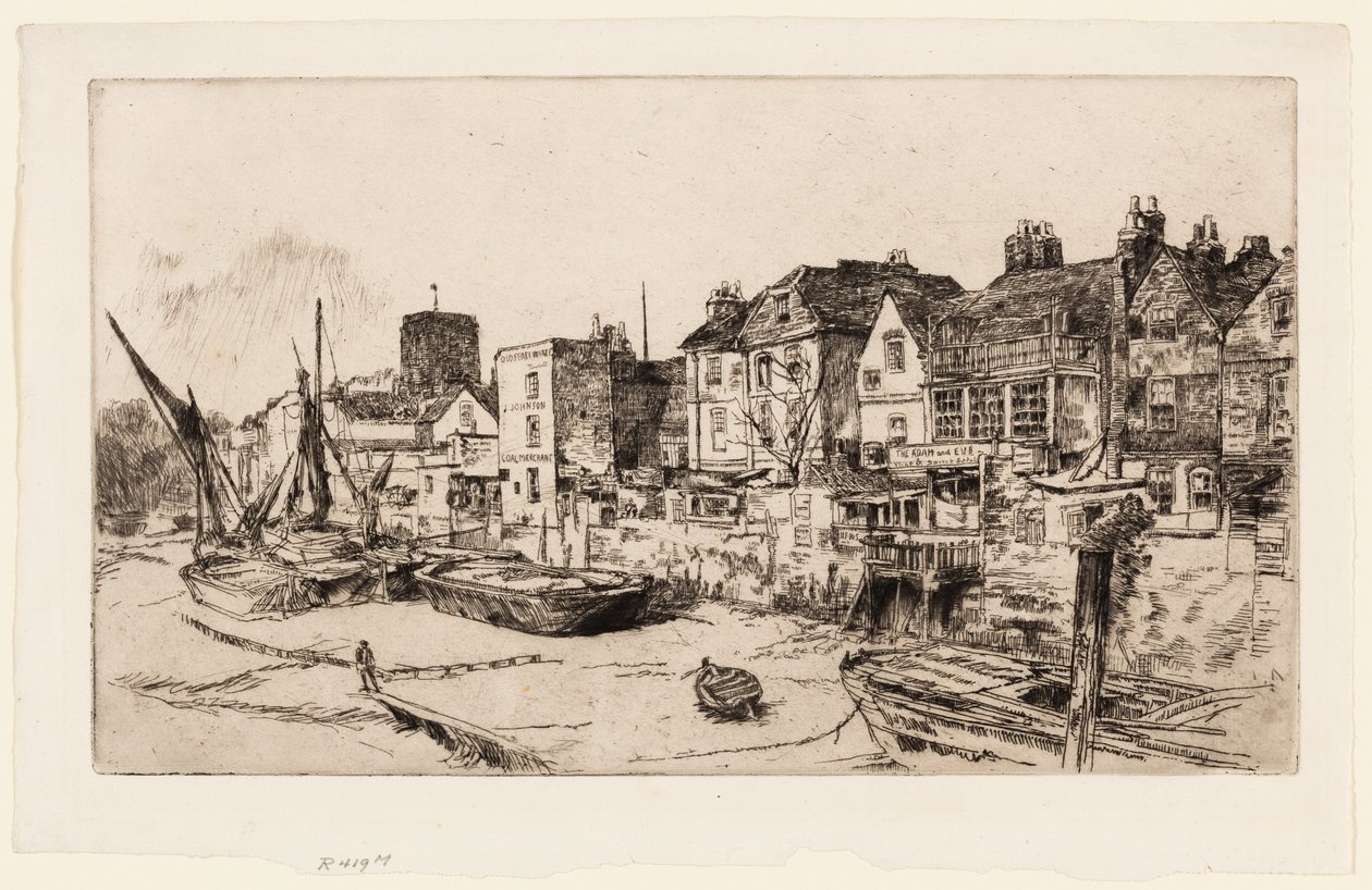 "Adam och Eva", Gamla Chelsea av James Abbott McNeill Whistler