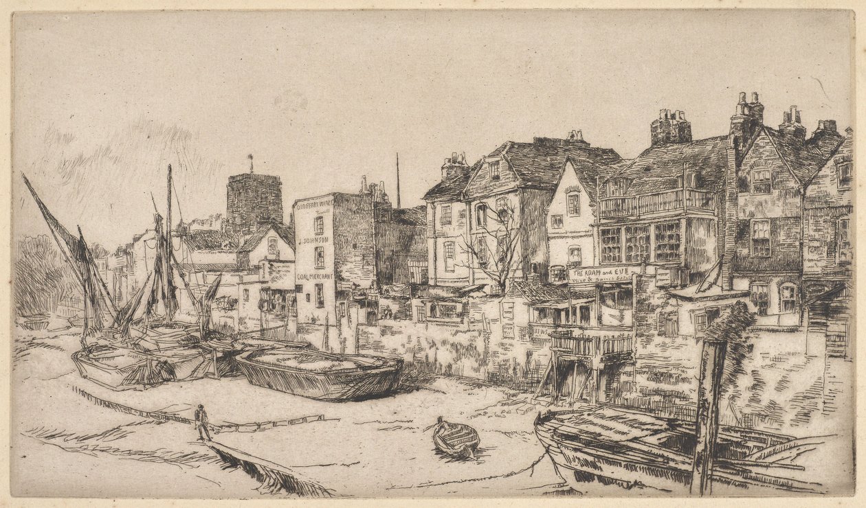 ”Adam och Eva”, Old Chelsea av James McNeill Whistler