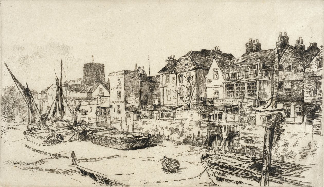 "Adam och Eva", Old Chelsea av James McNeill Whistler