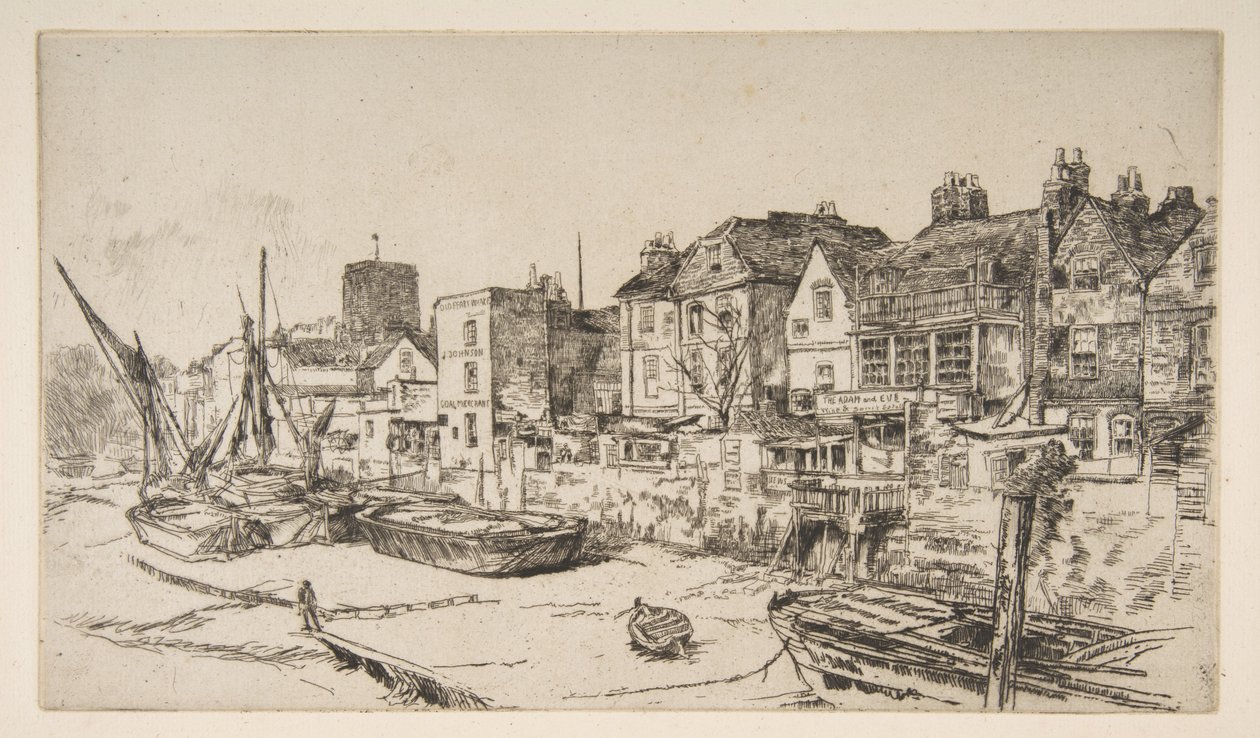 "Adam och Eva", Old Chelsea av James McNeill Whistler