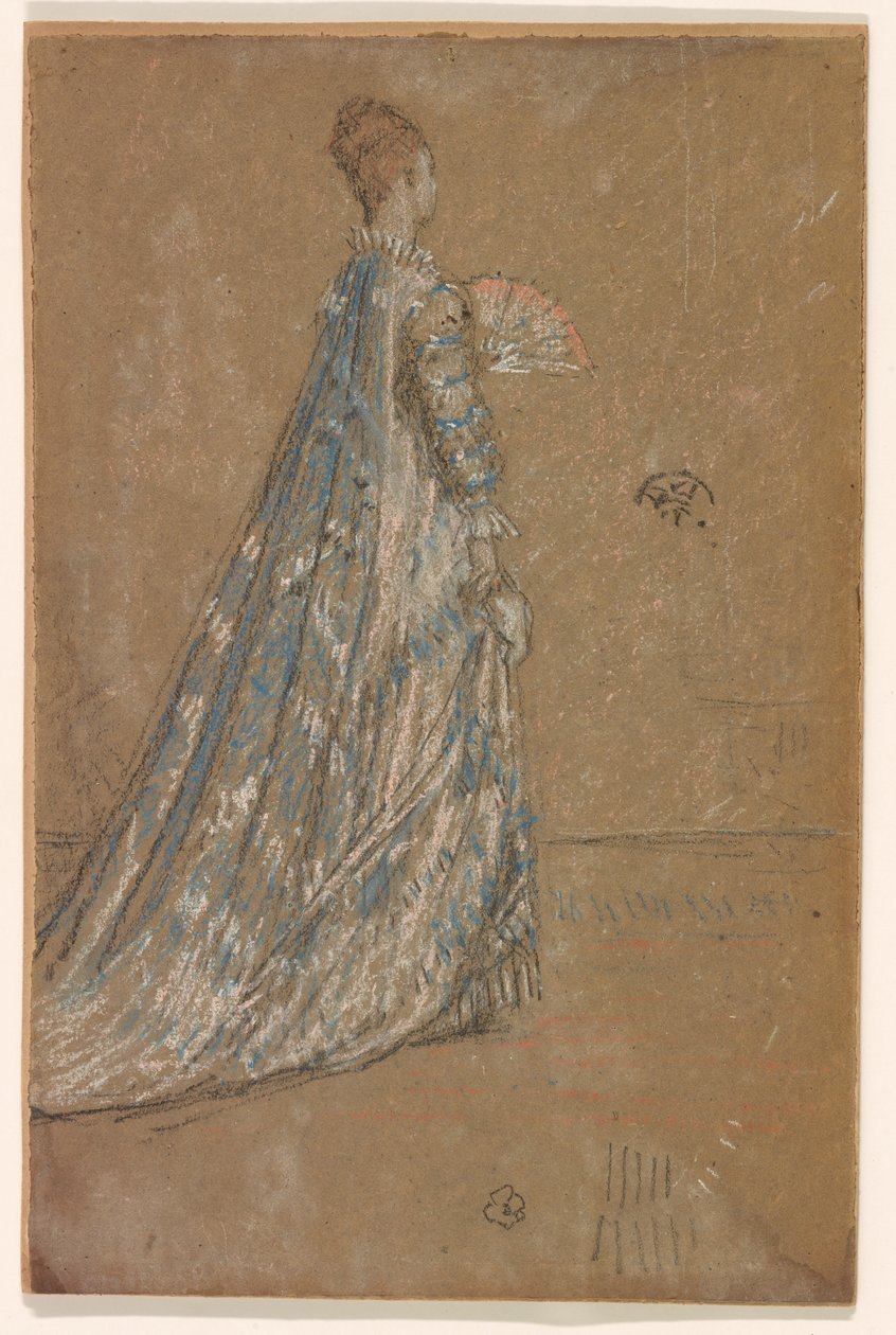 Den blå klänningen av James Abbott McNeill Whistler