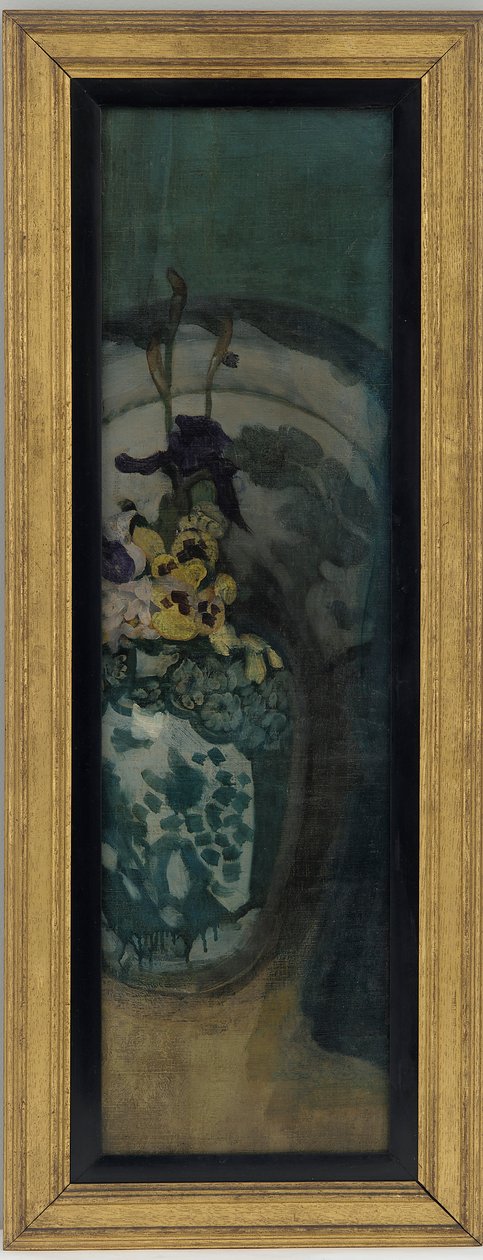 The Blue Girl (fragment): Lila och blå av James Abbott McNeill Whistler