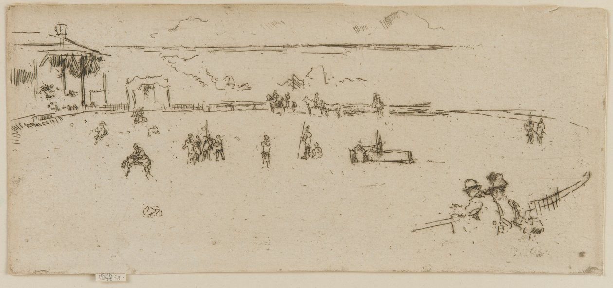 The Bucking Horse, vilda västern av James Abbott McNeill Whistler