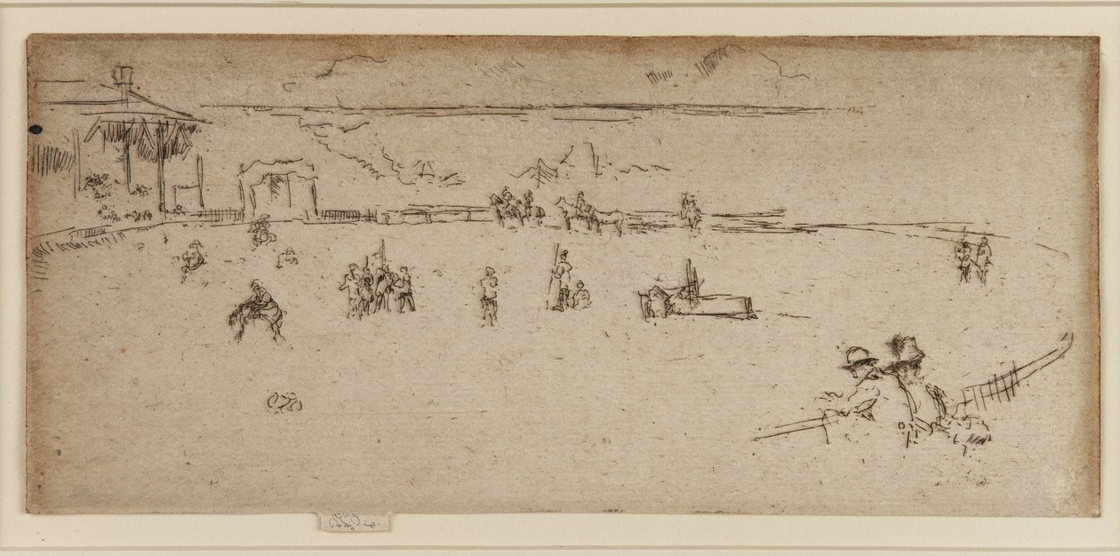 The Bucking Horse, vilda västern av James Abbott McNeill Whistler