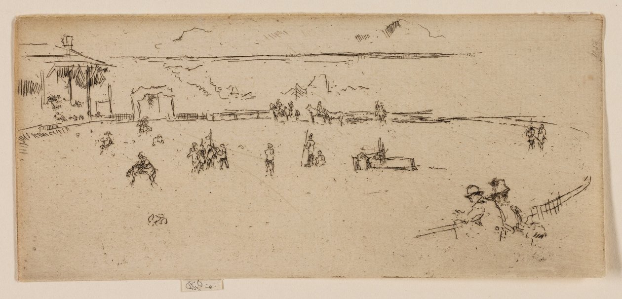The Bucking Horse, vilda västern av James Abbott McNeill Whistler