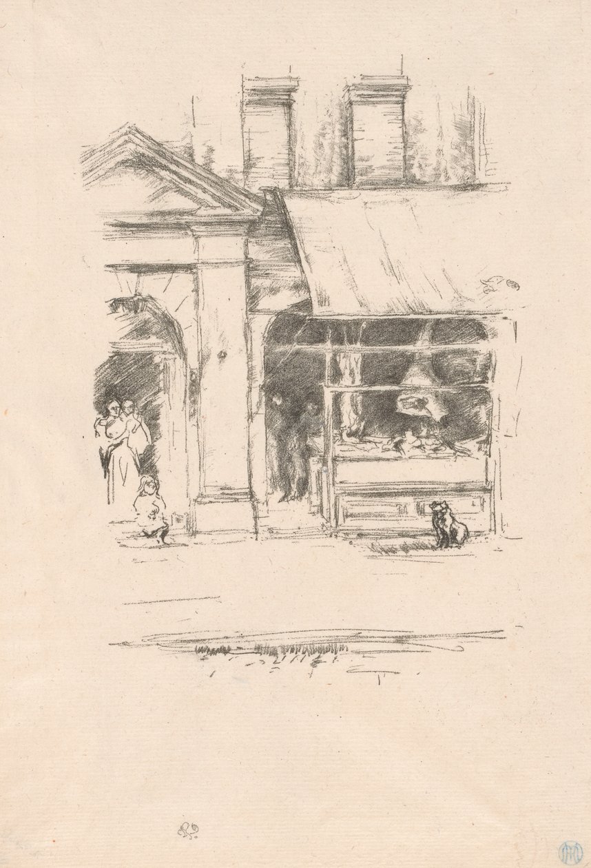 Slaktarens hund av James McNeill Whistler