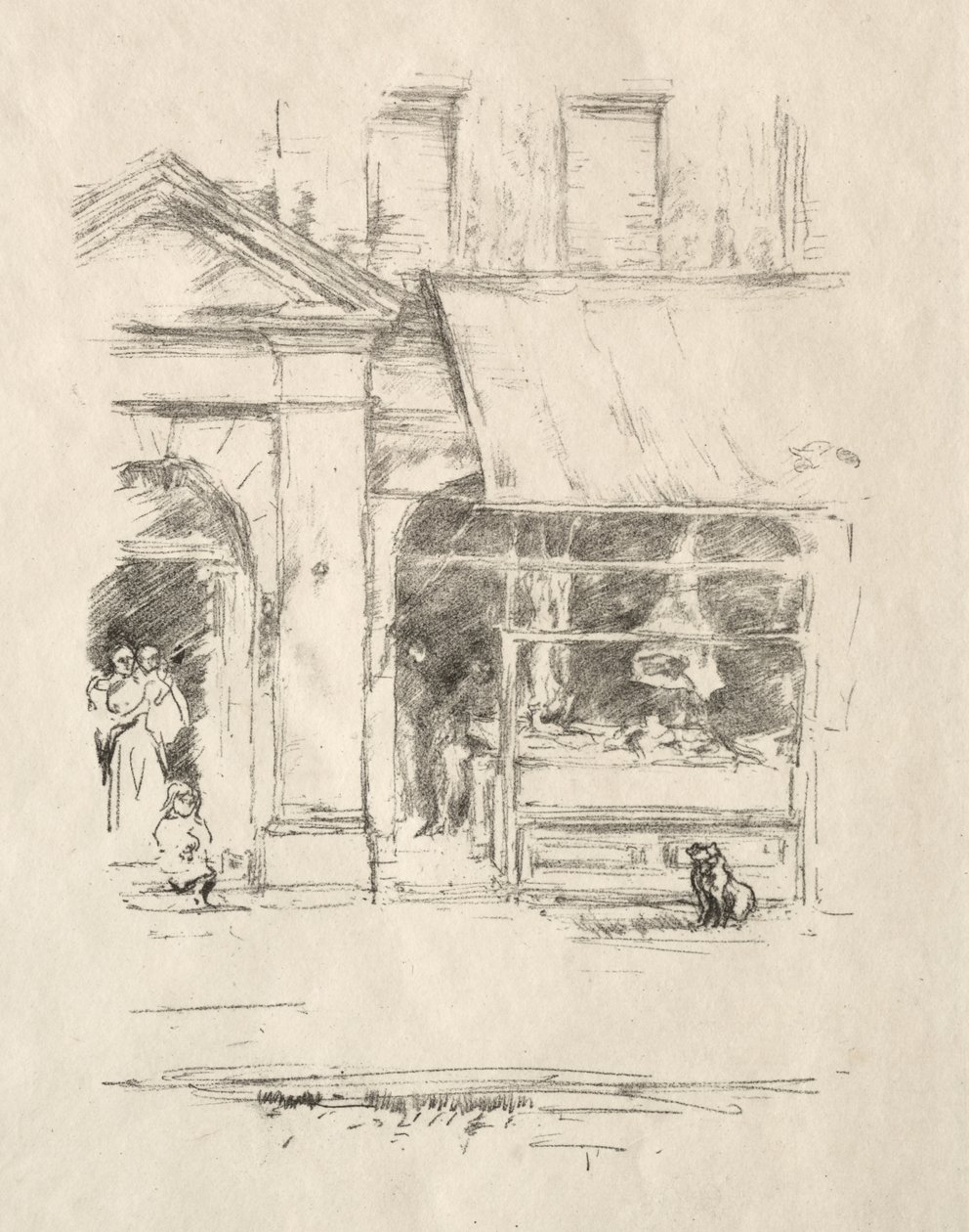 Slaktarens hund av James McNeill Whistler