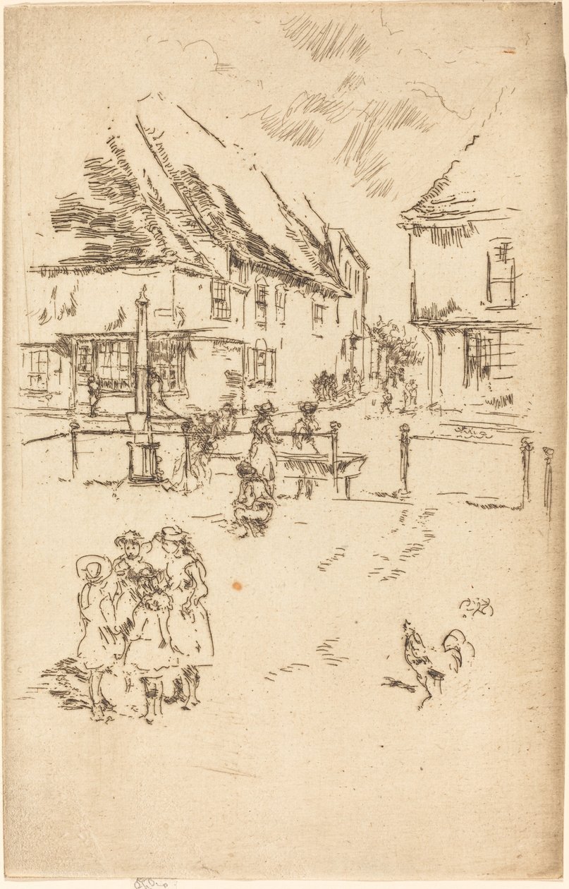 Hanen och pumpen av James Abbott McNeill Whistler