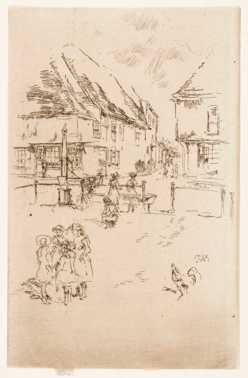 Hanen och pumpen av James Abbott McNeill Whistler