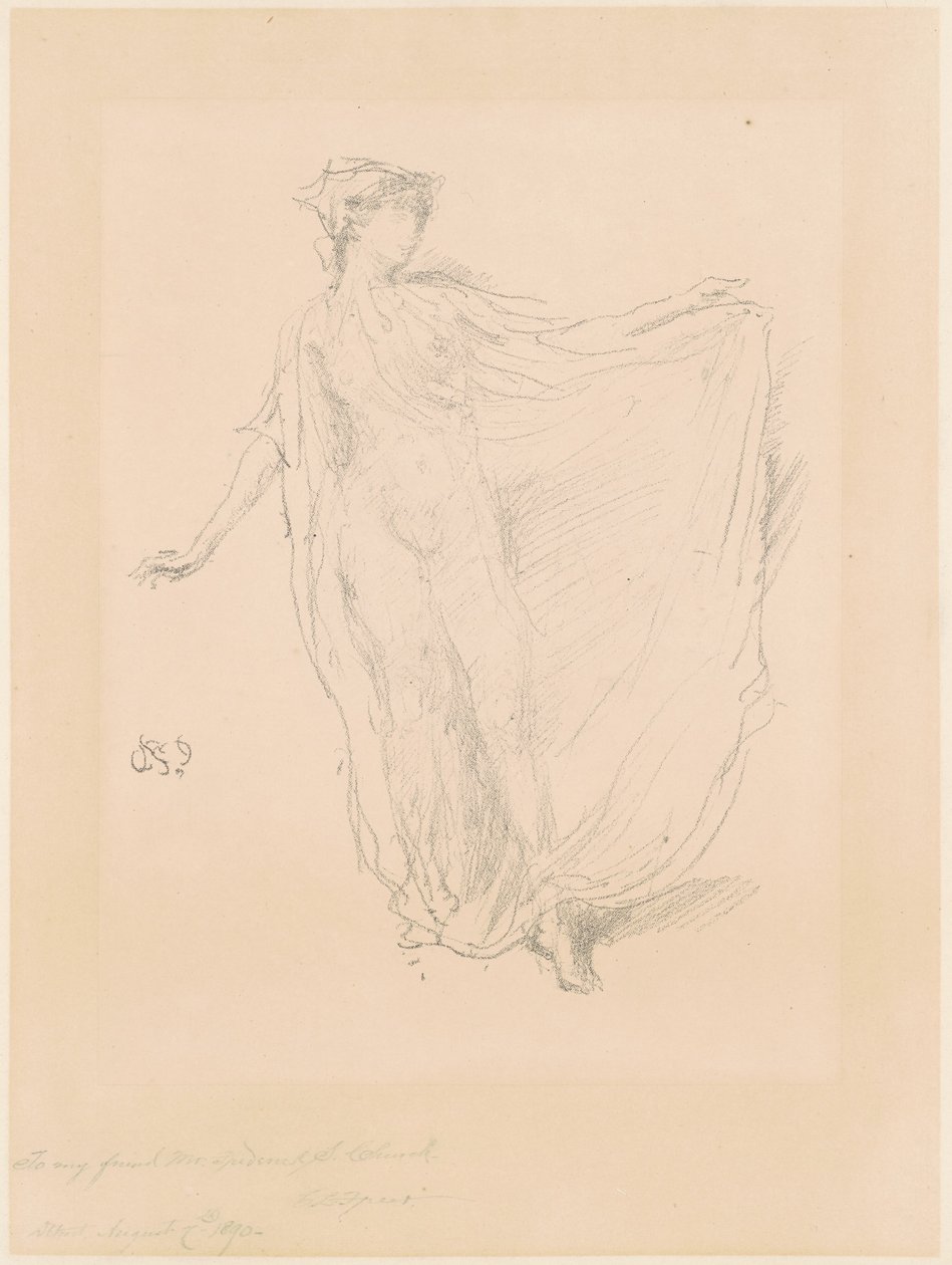 Den dansande flickan av James Abbott McNeill Whistler