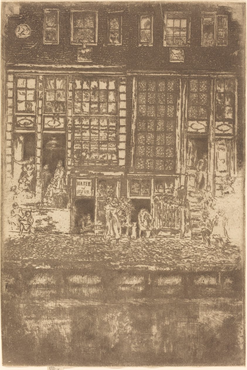 Den broderade gardinen av James Abbott McNeill Whistler