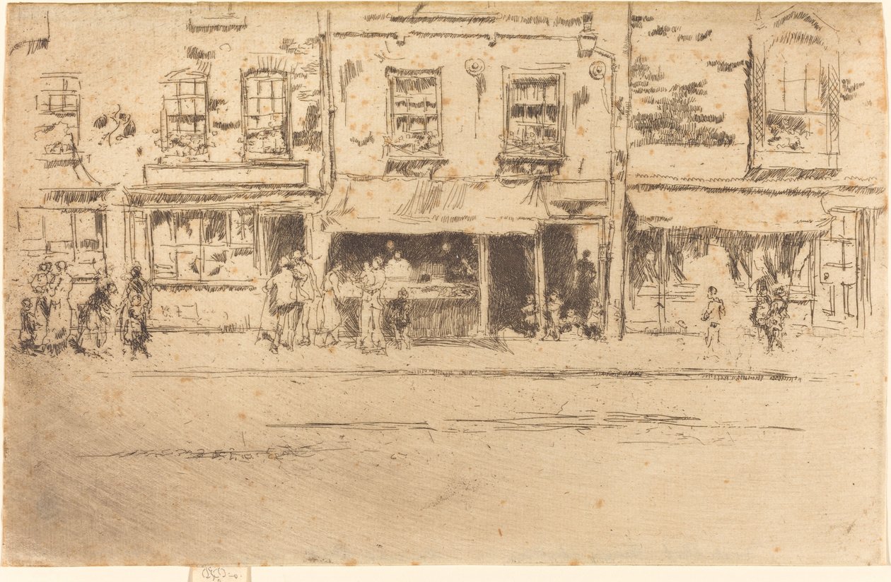 The Fish-Shop, upptagen Chelsea av James Abbott McNeill Whistler