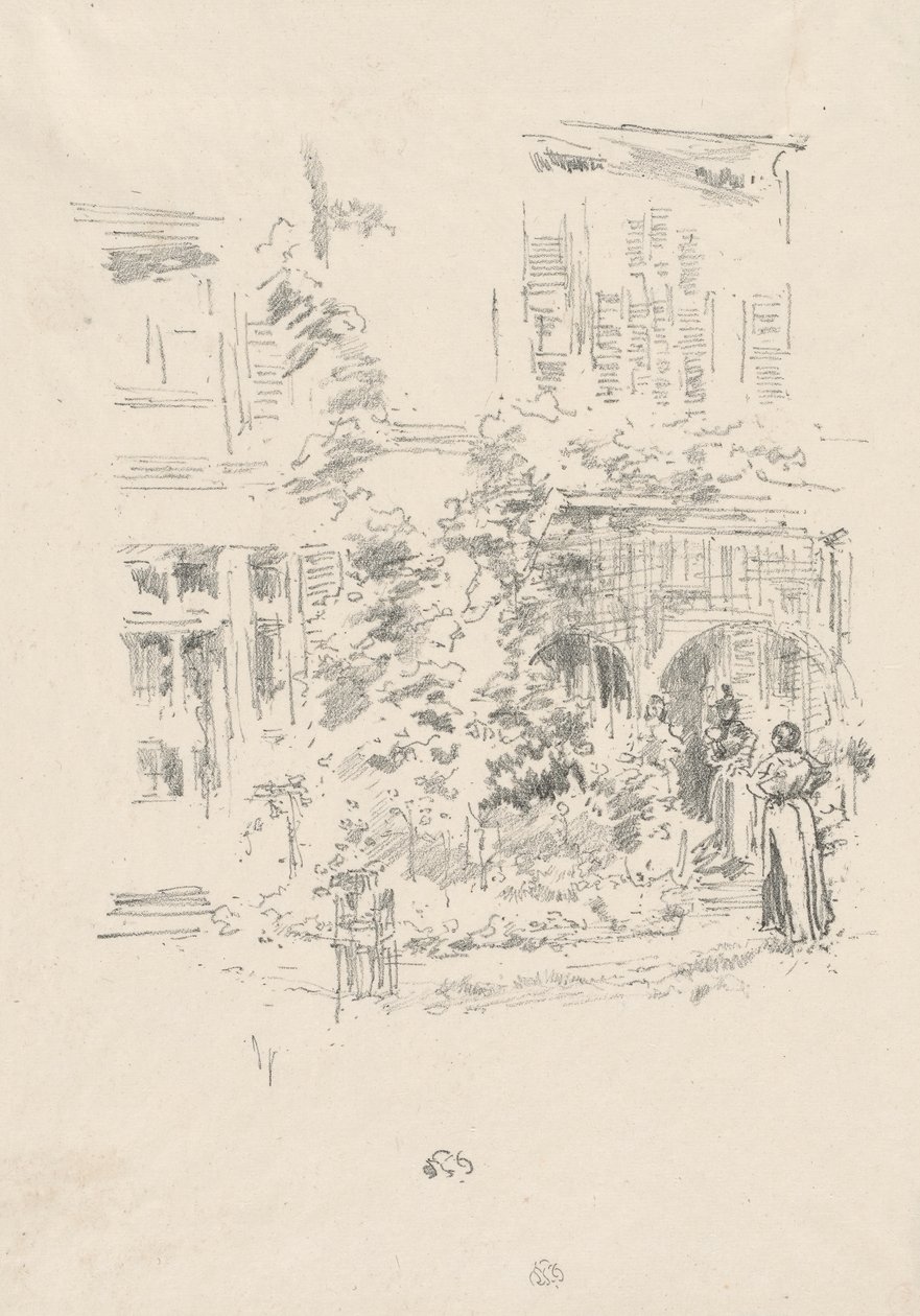 Trädgårdsverandan av James Abbott McNeill Whistler