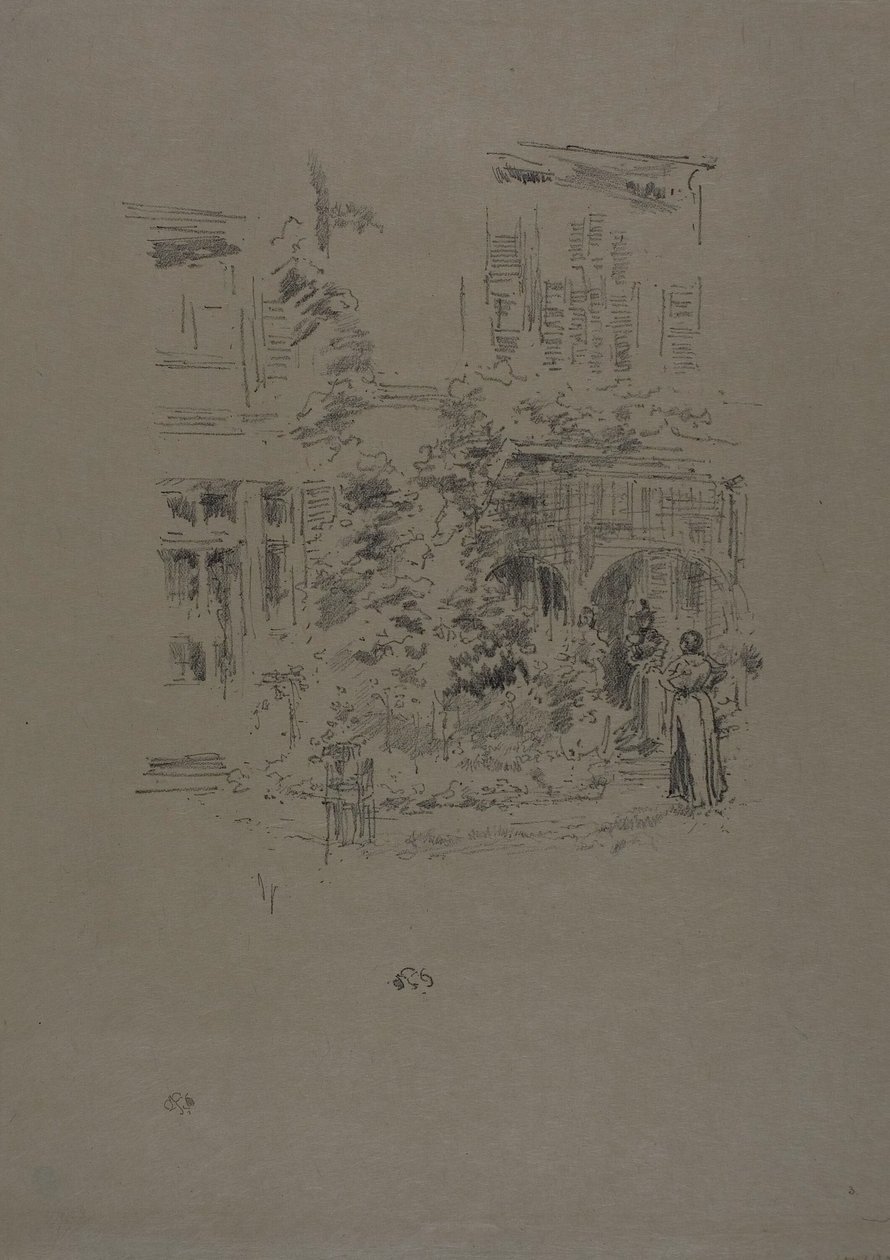 Trädgårdsverandan av James Abbott McNeill Whistler