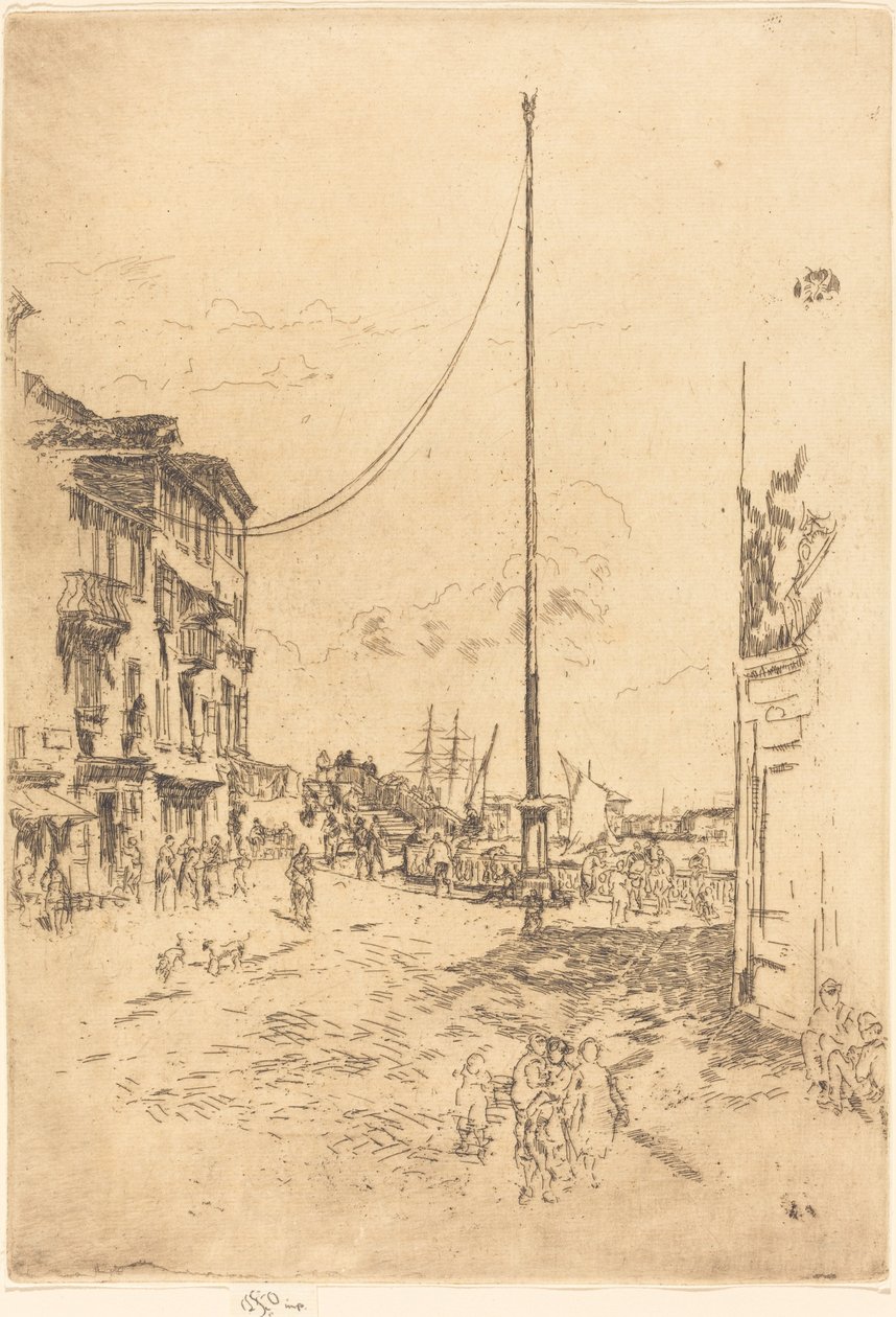 Den lilla masten av James Abbott McNeill Whistler